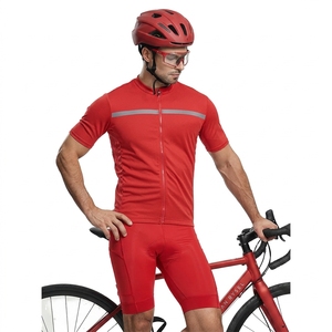 Ensemble de maillots de cyclisme personnalisés pour hommes et femmes, imprimés, à séchage rapide, antibactériens, respirants, à manches courtes, pour l'été, conception ODM, OE - Product Image 5