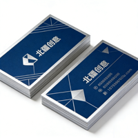 Cartes de visite de luxe noires personnalisées en carton, gaufrage à chaud or, logo personnalisé, image de marque haut de gamme, taille sur mesure