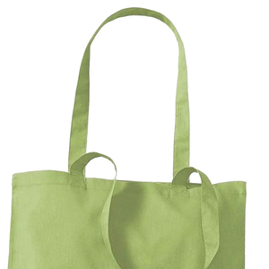 ถุงช้อปปิ้งผ้าแคนวาสขนาดใหญ่แบบใช้ซ้ำได้พร้อมหูหิ้วยาว ถุงโท้ทพิมพ์โลโก้ตามสั่ง จำนวนมาก - Product Image 5