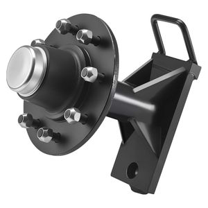 Kit Ruote per Container Pesanti a 8 Fori, Assali e Trasmissioni per Camion, per Fissaggio Sicuro con Cinghie a Cricchetto da 20 e 40 Piedi - Facilita il Spostamento - Product Image 1