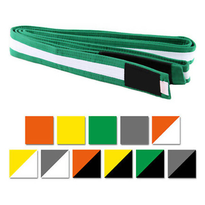 Cinturones de Karate Kyokushinkaikan de 4.5cm, Cinturones Negros de Artes Marciales para Taekwondo, Judo, Aikido, Jiu-Jitsu, con Bordado Personalizado, Spandex/Poliéster - Product Image 2