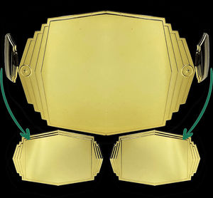 Ceintures de boxe et de kickboxing en cuir souple personnalisées par le fabricant pour le championnat du monde poids lourd de la boxe en équipe - Product Image 4