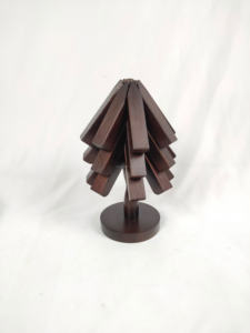 Sous-plats ronds en noyer noir personnalisés, design moderne et écologique, épaisseur 4 mm, pour la maison, l'hôtel et la restauration - Product Image 6