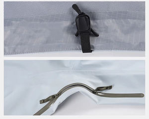 Veste coupe-vent imperméable unisexe pour l'extérieur, veste softshell coupe-vent pour la randonnée - Product Image 4