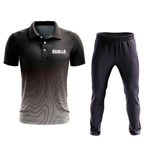 Uniforme de Críquet de Poliéster de Alta Calidad, Estilo Competitivo, Transpirable y Ligero, para Entrenamientos Deportivos en Equipo, Servicio OEM - Product Image 1