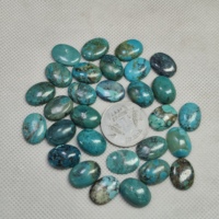 Turquesa Natural, Cabujón Octogonal Geométrico de 12x16mm, Piedra Preciosa Suelta, Parte Posterior Plana, Pulida, Suministro al por Mayor, Brandon Jewel