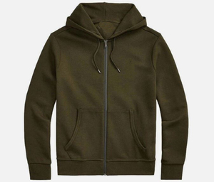 Ensemble de survêtement pour homme avec veste à capuche zippée et poche kangourou et pantalon de jogging à revers, 2 pièces, vêtements de sport décontractés, vente en gros - Product Image 6