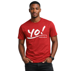 T-shirt Kappa Alpha Psi Yo Kappa, vêtements de fraternité grecque avec graphisme audacieux, confort premium et coupe élégante pour tous les jours - Product Image 1