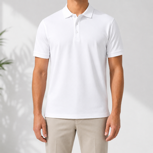 Camiseta Polo Promocional al por Mayor para Hombre, de Bajo Costo, Manga Corta, con Cuello, Fabricante en Bangladesh |   Proveedor OEM y ODM - Product Image 1