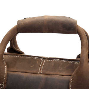 Distressed <b>Leather</b> <b>Briefcase</b> Rugged Vintage Executive Laptop Bag Multi Utility Work Carry Case with Smart Organizer Pockets - Product Image 5