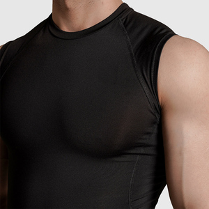 Camisetas de Compresión de Manga Larga para Hombre, con Logotipo Frontal, Antibacterianas, Transpirables, de Secado Rápido, Spandex/Poliéster, Ropa Deportiva para Gimnasio, Personalizadas - Product Image 5