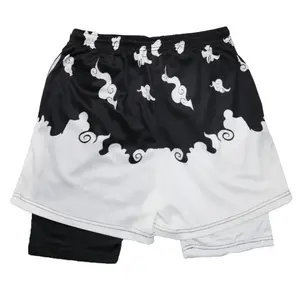 Ropa Deportiva, Trajes de Baño, Pantalones Cortos de Verano Sublimados de Doble Capa de Poliéster Estampado de Alta Calidad para Hombre y Mujer - Product Image 6