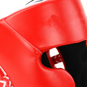 ZAHRI SPORTS MMA <b>Training</b> Boxing PU Leather Solid Color Comfortable Adult Wear Protective Headgear Custom Logo Packaging - Product Image 5