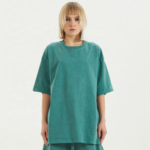 Camiseta Básica de Algodón para Mujer, Corte Ajustado, Cuello Redondo, Manga Corta, Color Rosa, para Verano, Camiseta Básica Delgada para Chicas - Product Image 2