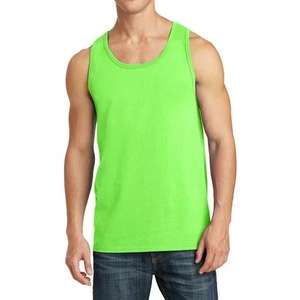 Débardeur sans manches 100% coton blanc pour homme, respirant et à séchage rapide, style sportif pour la salle de sport - Product Image 4