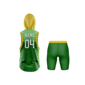 Uniformes de Fútbol Americano Personalizados de Alta Calidad para Hombre, 7v7, Compresión, Transpirables, Estampados, con Capucha, Sublimados, Conjuntos de Poliéster - Product Image 4