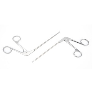 Ensemble de forceps arthroscopiques à bec d'oiseau, instruments chirurgicaux manuels certifiés CE Classe I pour la chirurgie orthopédique articulaire en milieu hospitalier - Product Image 1