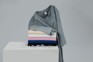 เสื้อยืดขนาดใหญ่ทรงหลวมแขนสั้นแบบทางการสไตล์ล่าสุด - Product Image 6