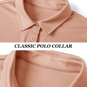 Polo de golf pour femme avec impression sérigraphique de logo personnalisé, polo de haute qualité 100% coton pour femme - Product Image 3