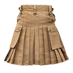 Kilt écossais kaki utilitaire pour homme – Vente en gros – Style moderne des Highlands – Meilleure vente 2026 - Product Image 5