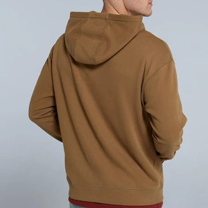 Sudadera con Capucha de Invierno para Hombre, Diseño Personalizado con Logotipo ODM, Gruesa, Estampada, Mezcla de Algodón, Hombros Caídos, Forro Polar - Product Image 2