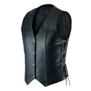Breathable Winter Warm Men <b>Leather</b> Vest Top Quality Casual Wear Quick Dry Reasonable Price Men <b>Leather</b> Vest Coat - Product Image 5