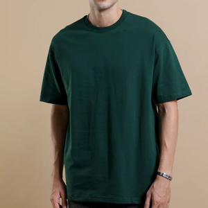 Camiseta Oversize de Algodón 100% de 240 GSM, Estilo Vintage con Estampado Personalizado, Hombros Caídos, Cuello Simulado, Corte Holgado, Premium Streetwear - Product Image 5