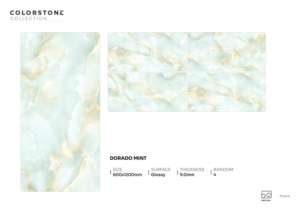 Dalle de porcelaine contemporaine polie et brillante 600x1200mm 60x120cm 24x48 pouces, grande surface décorative pour projets de luxe - Product Image 5