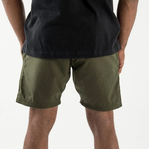 Shorts de Lino/Algodón Oxford para Hombre - Cintura Media con Cierre de Cremallera, Ecológicos, Impermeables y de Secado Rápido, Traje de Baño Casual - Product Image 3
