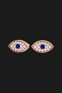 Luxury Moissanite 925 Silver Rhodium Plated <b>Stud</b> <b>Earrings</b> <b>Blue</b> Stone Sparkling Fine Jewelry Elegant Gift For Women Style Pair - Product Image 5
