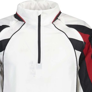 Veste coupe-vent blanche brillante unisexe, coupe-vent vintage personnalisé en nylon, veste d'été coupe-vent style hip-hop - Product Image 4