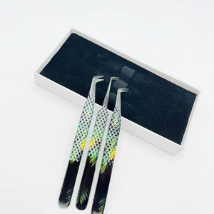 Pinzas para Pestañas de Acero Inoxidable con Logotipo Personalizado, con Agarre Nano, Antiestáticas y Duraderas para Salones de Belleza - Product Image 3