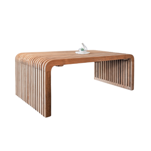 <b>table</b> basse teck restaurant hôtel villa resort café contract hôtellerie mobilier commercial - Product Image 1