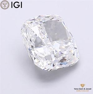 เพชร VS1 ความสะอาดระดับ E สี E พร้อมใบรับรอง IGI น้ำหนัก 2.00 กะรัต รูปทรงคุชชั่น เพชร CVD ผลิตในห้องปฏิบัติการ สำหรับแหวนฉลองครบรอบใหม่ - Product Image 3
