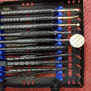 Kit d'instruments de micro-chirurgie dentaire, ensemble chirurgical de qualité supérieure pour les procédures microchirurgicales parodontales et d'implantation, certifié CE - Product Image 2