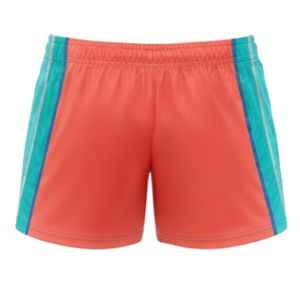 Pantalones Cortos de Netball Sublimados en Color Coral Turquesa Unisex, Uniformes Deportivos Ligeros de Poliéster, Ropa Deportiva para Equipos, Ropa de Alto Rendimiento - Product Image 2