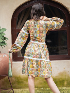 ชุดเดรสยาวผ้าฝ้ายคุณภาพเยี่ยมสุดหรูสำหรับสุภาพสตรี เหมาะสำหรับงานเทศกาล งานแต่งงาน งานปาร์ตี้ริมชายหาด ชุดเดรสผู้หญิง - Product Image 2