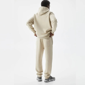 Survêtement décontracté unisexe grande taille personnalisé, coupe-vent, respirant, en coton et polyester, avec logo personnalisé, idéal pour l'hiver - Product Image 2