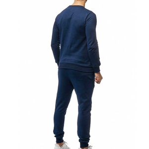 Ensemble de survêtement d'hiver pour hommes, 2 pièces, coupe classique, pantalon long, couleur unie, séchage rapide, pour hommes - Product Image 3