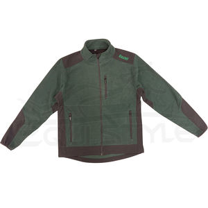 Chaqueta Softshell Verde Oliva para Hombre y Mujer con Capucha, Forro Polar de Invierno, Cierre de Cremallera, Personalizable OEM, Chaqueta de Trekking Cortavientos para Exteriores - Product Image 1