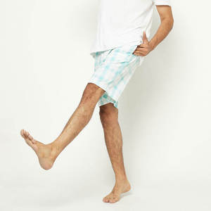 กางเกงขาสั้นลำลองสีเขียวมิ้นท์สำหรับผู้ชาย ผ้าโพลีเอสเตอร์ 100% สวมใส่ได้ทุกวัน แห้งเร็ว เป็นมิตรกับสิ่งแวดล้อม ระบายอากาศได้ดี - Product Image 5