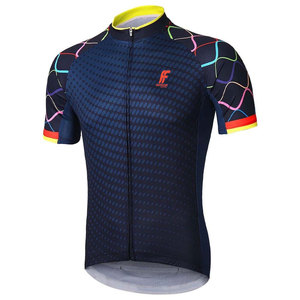 Maillot de cyclisme respirant à manches courtes pour adultes, personnalisable avec logo, directement de l'usine, pour équipes cyclistes - Product Image 1