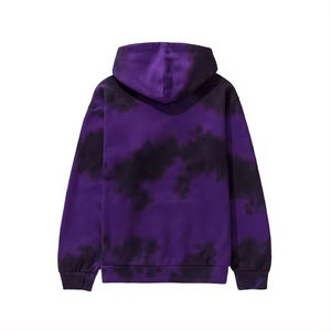 Best Selling Basics 100% Organic Cotton Men's Fleece Tie-Dye Hoodies & Sweatshirt with Pocket-High Quality Customized Logo - Product Image 3
