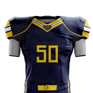 Ensemble d'uniformes de football américain personnalisés par sublimation, vente en gros, vêtements d'équipe, uniformes de football américain respirants - Product Image 4