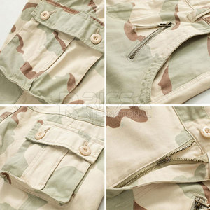 Pantalon cargo de chasse décontracté pour homme, en coton foncé, respirant, multi-poches, léger, pour activités sur le terrain - Product Image 6