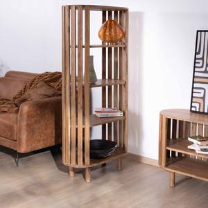 Librería de diseño de 4 niveles Vandana Royal Origin en madera maciza de acacia Latura - Product Image 5