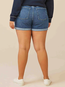 Pantalones de mezclilla de lujo de alta calidad para mujer, jeans sexys de cintura media y baja, venta al por mayor, shorts de mezclilla holgados de nueva llegada para mujer, OEM - Product Image 3