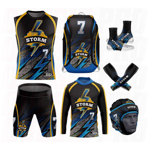 OEM Sublimation Printing Fabric Selection Direct Team Club 7 v 7 American Football Uniforms Hoodies Bags <b>Arm</b> <b>Sleeves</b> Headgears - Product Image 1