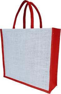 Bolso de Yute de Moda Fabricado en India con Asas de Cordón y Cierre Superior, 40x40x15cm, Mejor Precio del Mercado - Product Image 3