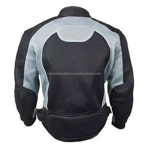 Blouson moto d'été en mesh léger pour homme, avec panneaux réfléchissants et protections CE, idéal pour l'aventure. - Product Image 2
